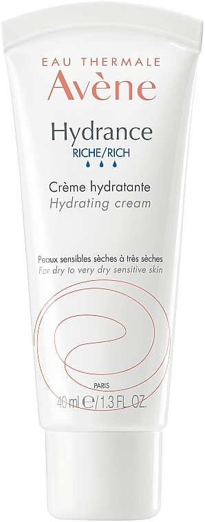 Intensive feuchtigkeitsspendende Gesichtscreme - Avene Hydrance Rich Hydrating Cream — Bild N1