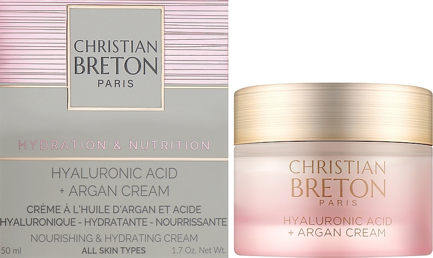 Gesichtscreme - Christian Breton Hyaluronic Acid+Argan Cream — Bild N2