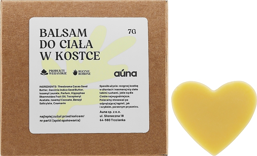 GESCHENK! Fester Körperbalsam - Auna — Bild N1