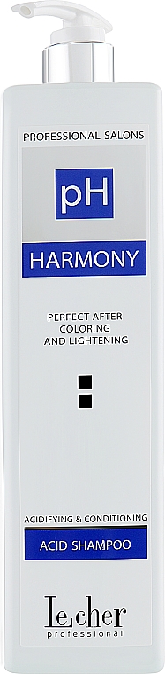 Haarshampoo für coloriertes und aufgehelltes Haar - Lecher PH Harmony Acid Shampoo — Bild N1