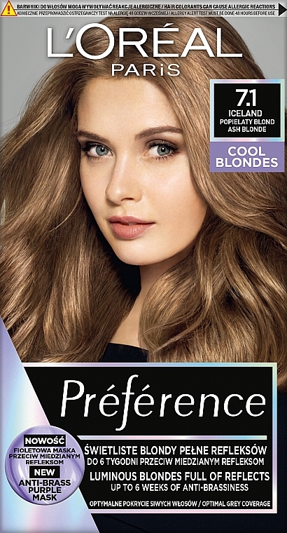 Haarfarbe - L'Oreal Paris Preference Cool Blondes — Bild N1