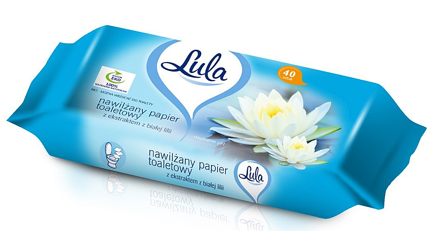 Feuchttücher mit Extrakt aus weißer Lilie 40 St. - LULA — Bild N1