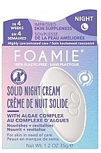 Düfte, Parfümerie und Kosmetik Feste Nachtcreme - Foamie Solid Night Cream