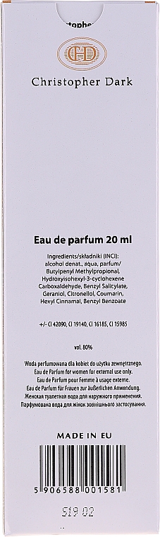 Christopher Dark Madame Charmant - Eau de Parfum (Mini)  — Bild N5
