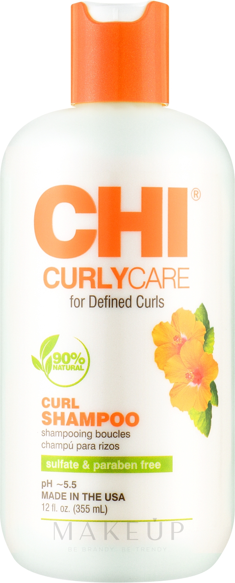 Shampoo für lockiges und lockiges Haar - CHI Curly Care Curl Shampoo — Bild 355 ml