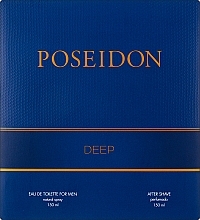 Düfte, Parfümerie und Kosmetik Instituto Espanol Poseidon Deep - Duftset (After Shave Balsam 150ml + Eau de Toilette 150ml)