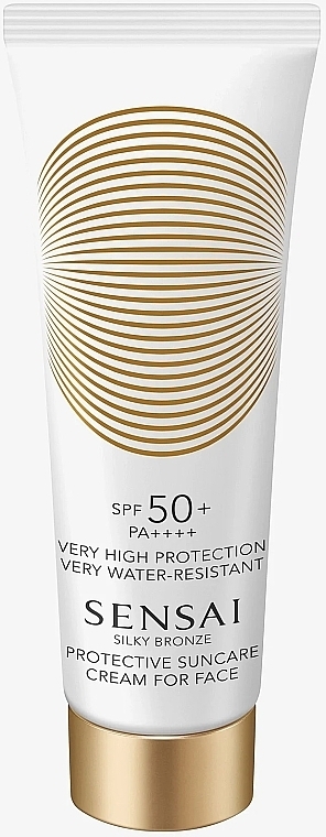 Sonnenschutzcreme für das Gesicht SPF50 - Sensai Silky Bronze Protective Suncare Cream For Face SPF50+ — Bild N1