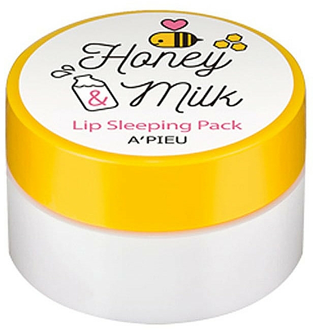 Nachtmaske für die Lippen mit Milch und Honig - A'pieu Honey & Milk Lip Sleeping Pack — Bild N1