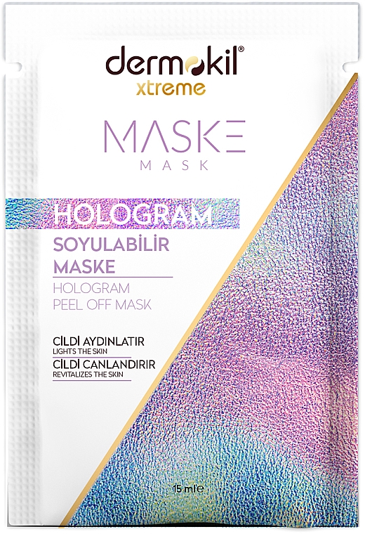 Peel-Off-Maske für das Gesicht - Dermokil Hologram Peel Off Mask — Bild N1