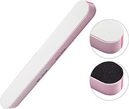 Düfte, Parfümerie und Kosmetik 6-Seitige Polierfeile rosa - NeoNail Professional