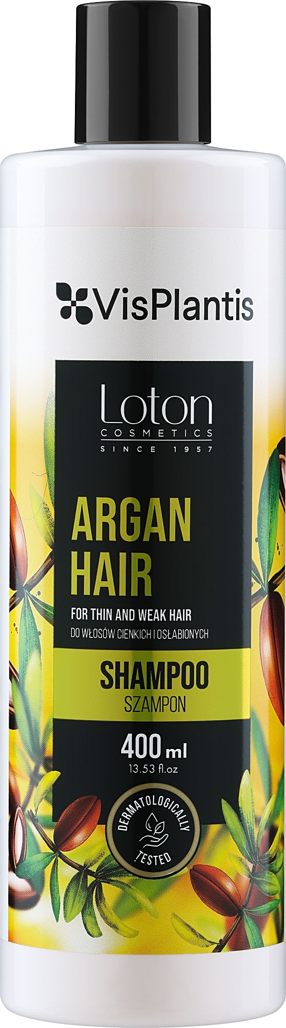 Haarshampoo mit Arganöl - Vis Plantis Loton Argan Hair Shampoo — Bild 400 ml