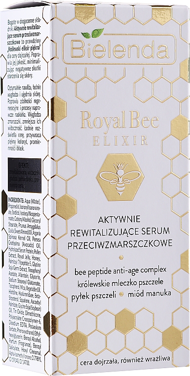 Aktives revitalisierendes Anti-Falten Gesichtsserum - Bielenda Royal Bee Elixir — Bild N1