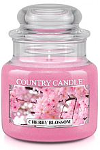 Düfte, Parfümerie und Kosmetik Duftkerze im Glas Cherry Blossom - Country Candle Cherry Blossom