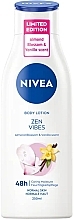 Körperlotion Zen Vibes - Nivea Body Lotion Zen Vibes Almond Blossom And Vanilla Scent Limited Edition — Bild N1
