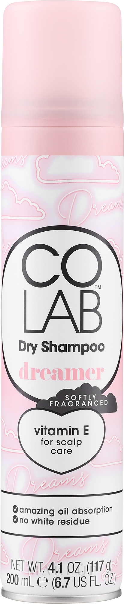 Trockenshampoo mit Baumwoll- und Moschusduft - Colab Dreamer Dry Shampoo — Bild 200 ml