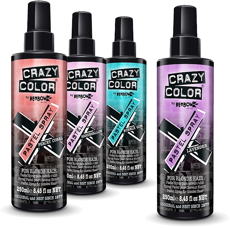 Shimmer-Spray für das Haar - Crazy Color Pastel Spray — Bild N2