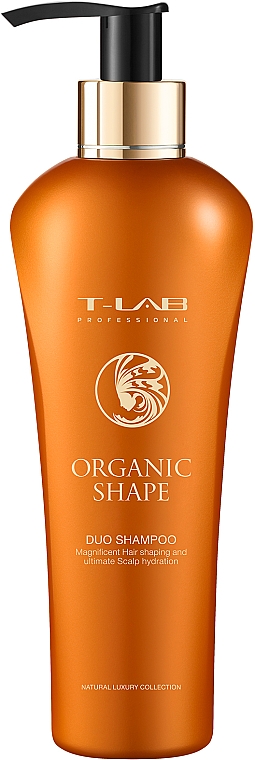 Glättendes und pflegendes Haarshampoo - T-Lab Professional Organic Shape Duo Shampoo — Bild N1