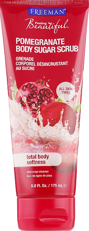 Weichmachendes Körperpeeling mit Granatapfel - Freeman Feeling Beautiful Pomegranate Sugar Body Scrub — Bild N1