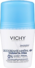 Deo Roll-on für empfindliche Haut - Vichy Deodorant Mineral 48h Tolerance Optimale Roll-On — Bild N1