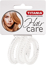 Düfte, Parfümerie und Kosmetik Haargummis Anti Ziep groß transparent - Titania