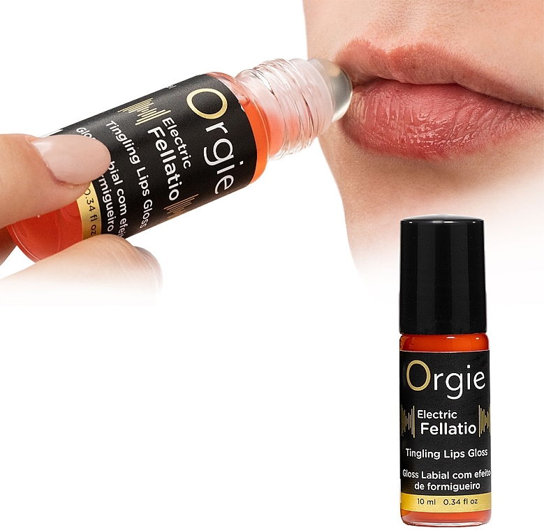 Vibrierender Lipgloss - Orgie Electric Fellatio Tingling Lip Gloss — Bild N3