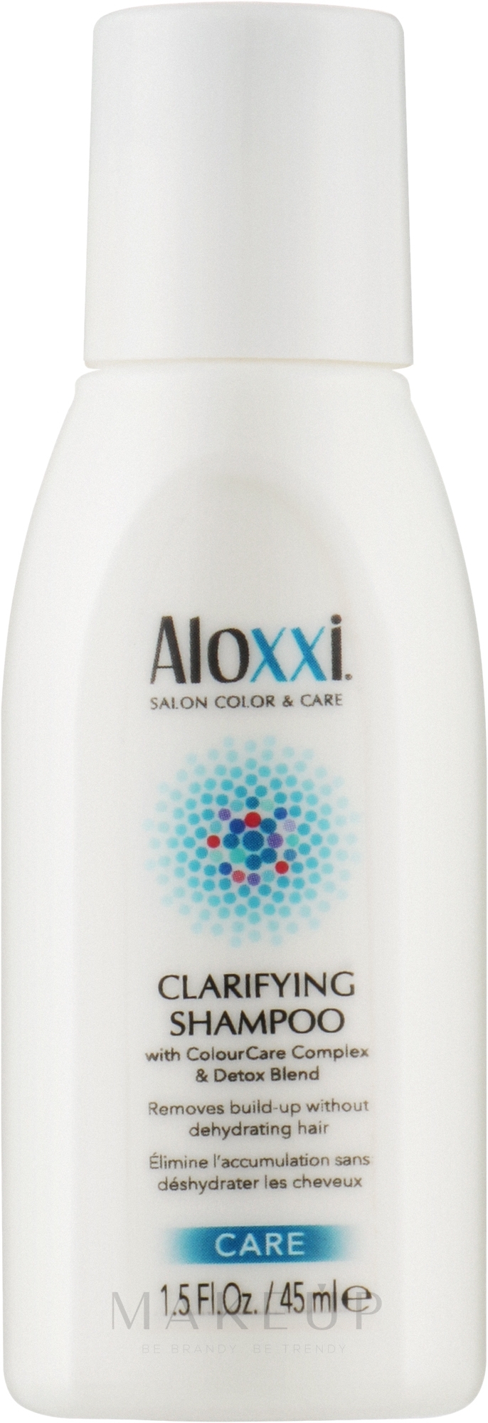 Reinigendes Detox-Haarshampoo - Aloxxi Clarifying Shampoo (Mini)  — Bild 45 ml