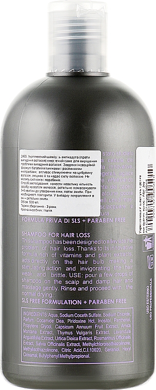 Stärkendes Shampoo gegen Haarausfall - Alan Jey Anti-Caduta Shampoo — Bild N2