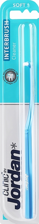 Interdentalzahnbürste weich Clinic blau - Jordan Interbrush — Bild N1