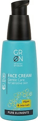 Sanfte Gesichtscreme mit Algen und Meersalz für empfindliche Haut - GRN Pure Elements Algae & Sea Salt Face Cream — Bild N1