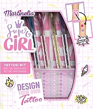 Düfte, Parfümerie und Kosmetik Temporäres Tattoo-Set - Martinelia Super Girl Tattoo Kit