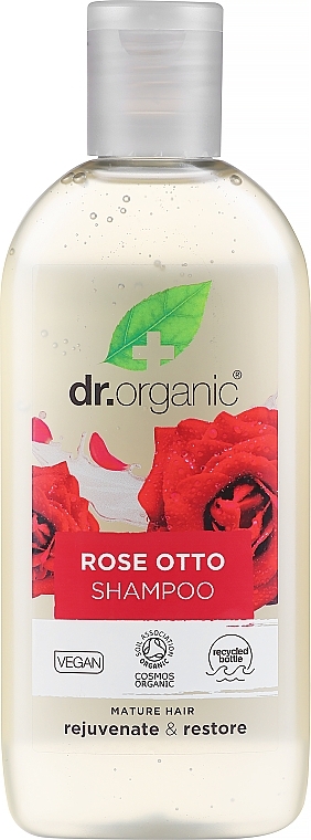 Shampoo mit Rose - Dr. Organic Bioactive Haircare Organic Rose Otto Shampoo — Bild N1