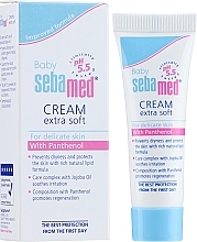GESCHENK! Baby-Körpercreme - Sebamed Baby Extra Soft Emollient Cream (Mini)  — Bild N1