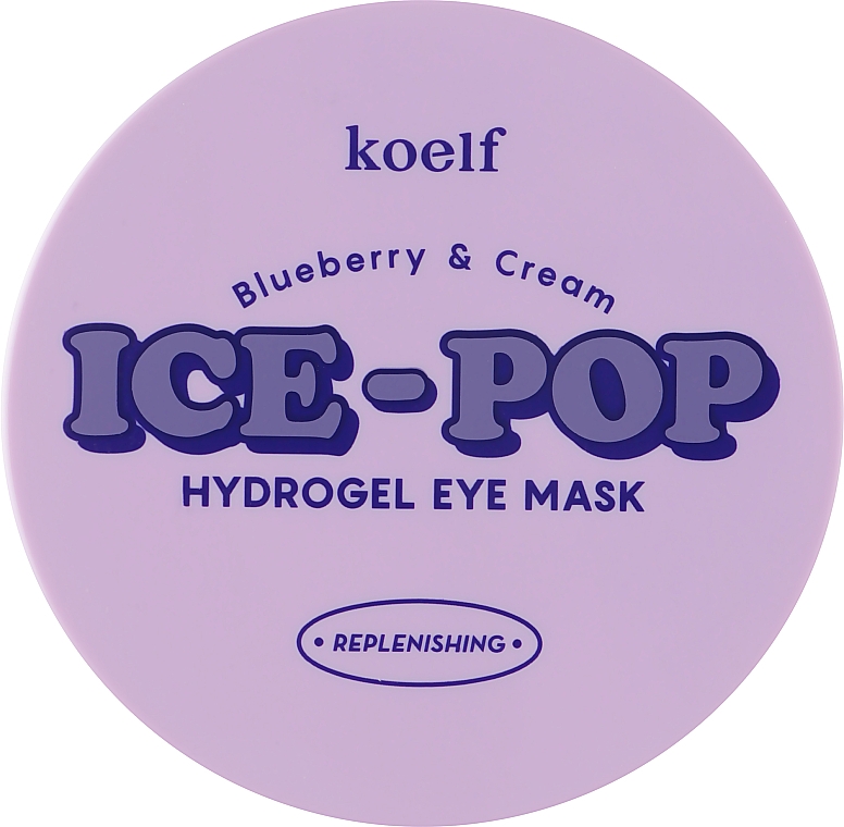 Hydrogel-Augenmaske mit Heidelbeeren und Sahne - Petitfee&Koelf Blueberry & Cream Ice-Pop Hydrogel Eye Mask — Bild N1
