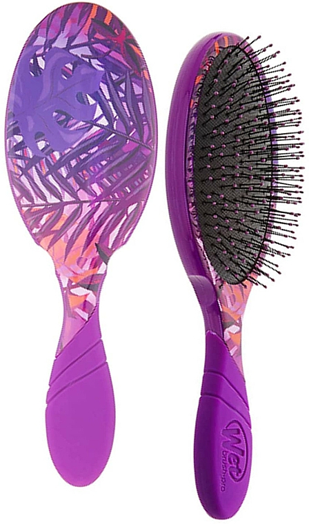 Haarbürste Sommertropen - Wet Brush Pro Detangler Neon Summer Tropics Purple — Bild N1