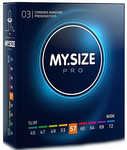 Latex-Kondome Größe 57 3 St. - My.Size Pro — Bild N1