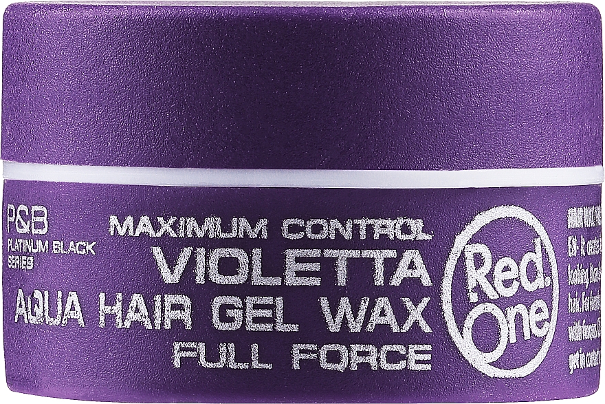 Haarwachs auf Wasserbasis - RedOne Aqua Hair Gel Wax Full Force Violetta — Bild N3