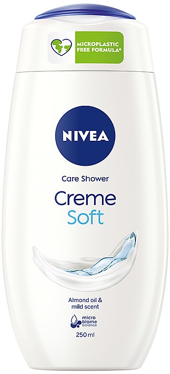 Feuchtigkeitsspendende Creme-Duschgel mit Mandel-Öl - NIVEA Bath Care Creme Soft Shower Gel — Bild N1