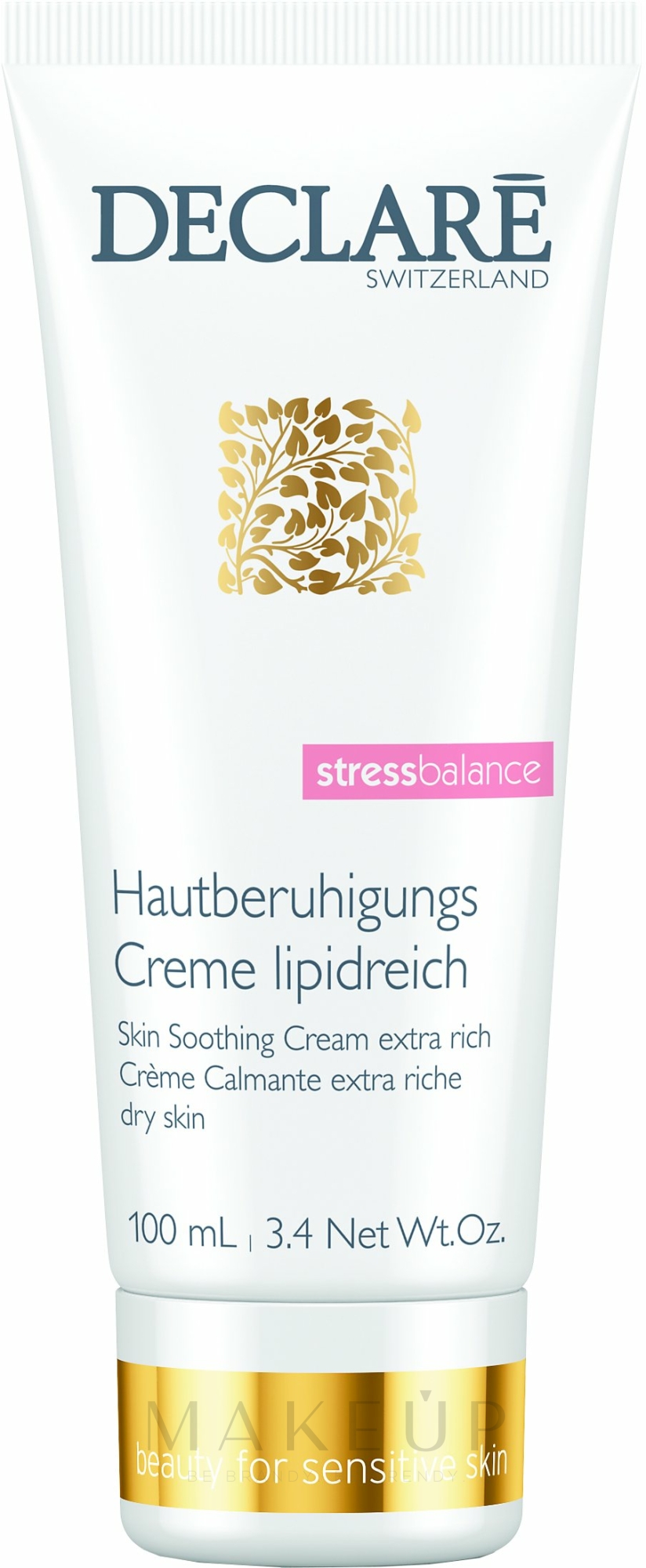 Lipidreiche beruhigende Gesichtscreme - Declare Skin Soothing Cream Extra Rich — Bild 100 ml