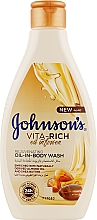 Pflegendes Duschgel mit Mandel- und Sheabutter - Johnson’s® Vita-rich Oil-In-Body Wash — Bild N1