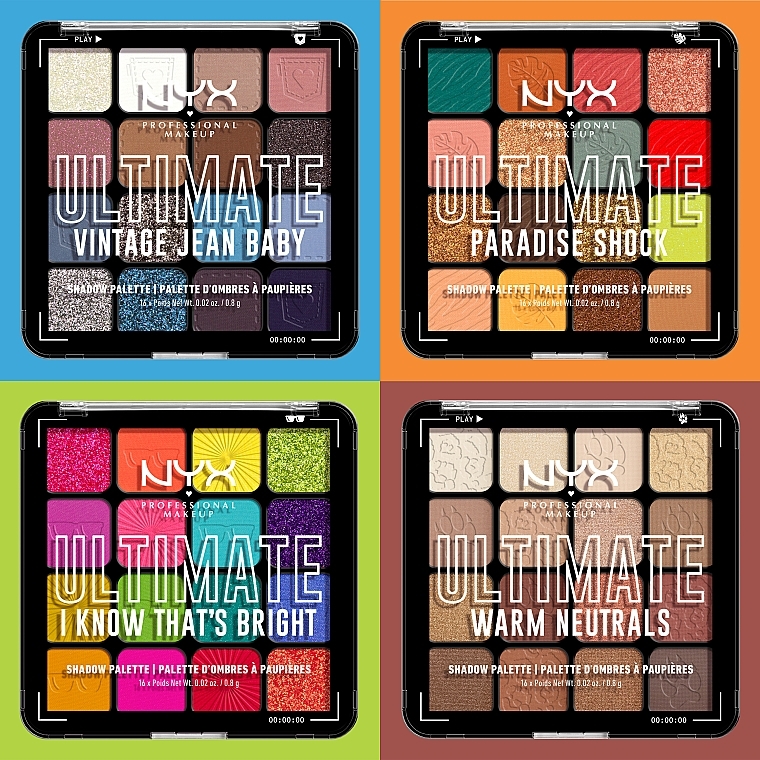 Lidschatten-Palette - NYX Professional Makeup Ultimate Shadow Palette — Bild N14
