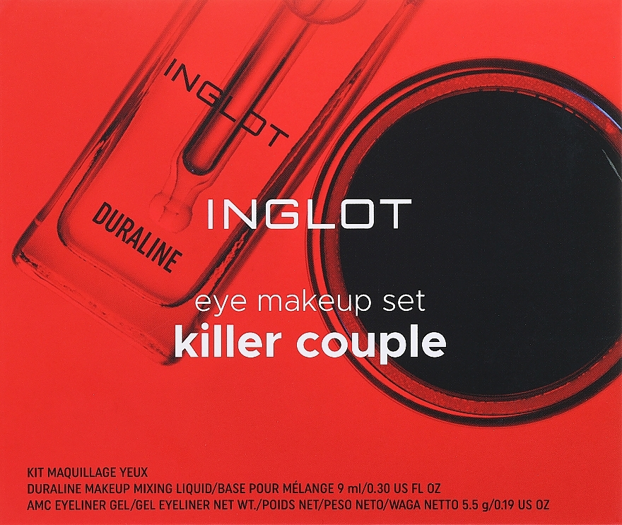 Augen-Make-up-Set - Inglot Eye Makeup Set Killer Couple (luquid/9ml + eyeliner/5.5g) — Bild N1