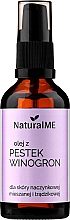 Düfte, Parfümerie und Kosmetik Natürliches Traubenkernöl für gemischte, Kapillar- und Aknehaut - NaturalME (mit Pumpenspender)