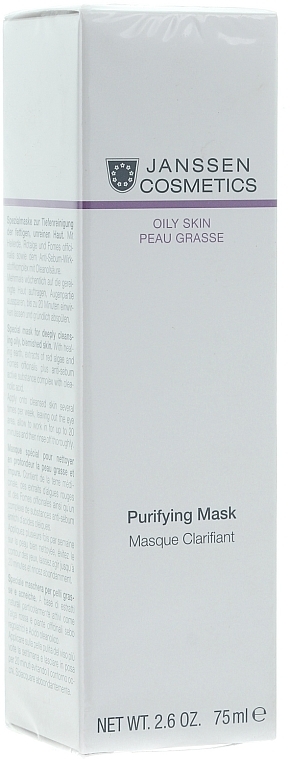 Sebumregulierende Gesichtsmaske - Janssen Cosmetics Purifying Mask