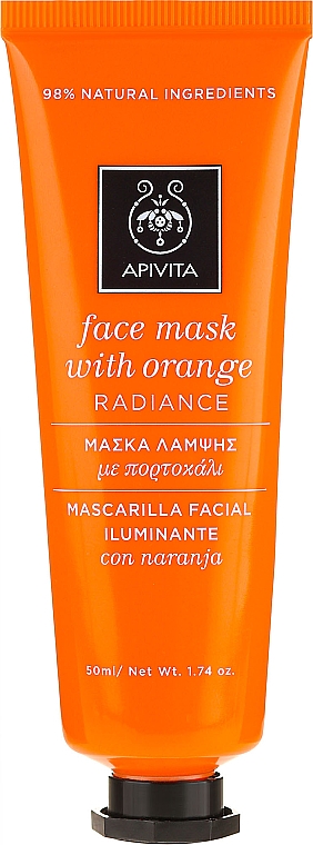 Gesichtsmaske mit Orange für strahlende Haut - Apivita Radiance Face Mask with Orange — Bild N1