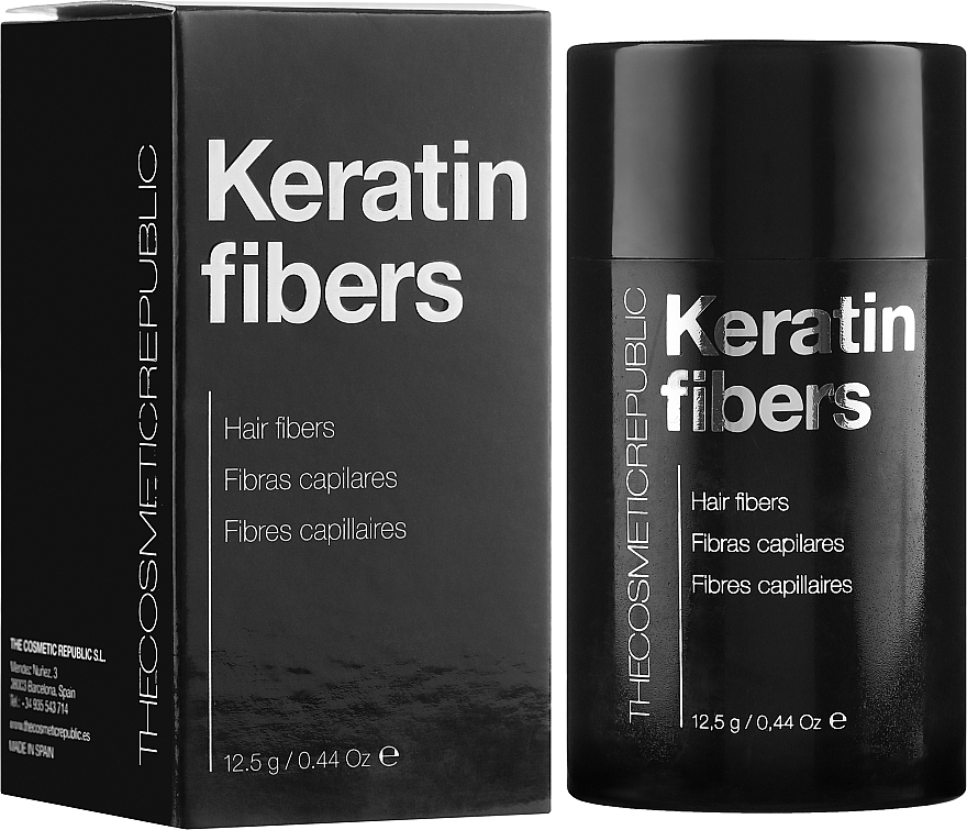 Behandlung-Puder gegen Haarausfall für feines und dünnes Haar - The Cosmetic Republic Keratin Fibers — Bild N1