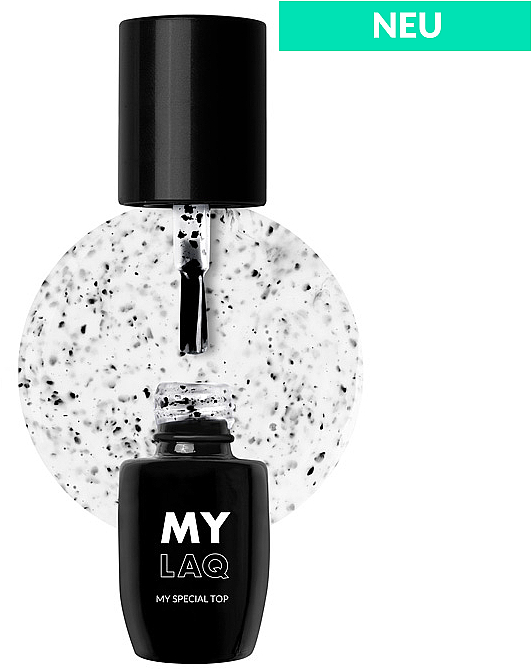 Nagelüberlack - MylaQ My Special My Special Black Top — Bild N4