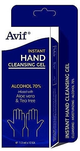 Handdesinfektionsmittel - Avif Instant Hand Cleansing Gel (Beutel)  — Bild N1