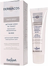 Aktive Nachtcreme gegen Pigmentierung - Farmona Professional Dermacos Anti-Spot Active Night Cream  — Bild N1