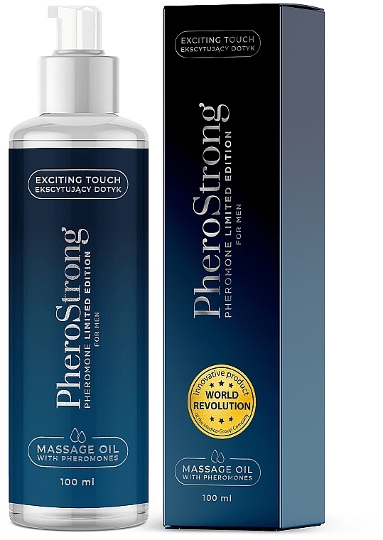 PheroStrong Limited Edition for Men - Massageöl für Männer mit Pheromonen — Bild N1