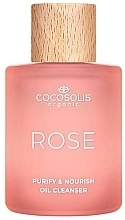 Reinigendes und pflegendes Gesichtsöl - Cocosolis Rose Purify & Nourish Oil Cleanser  — Bild N1